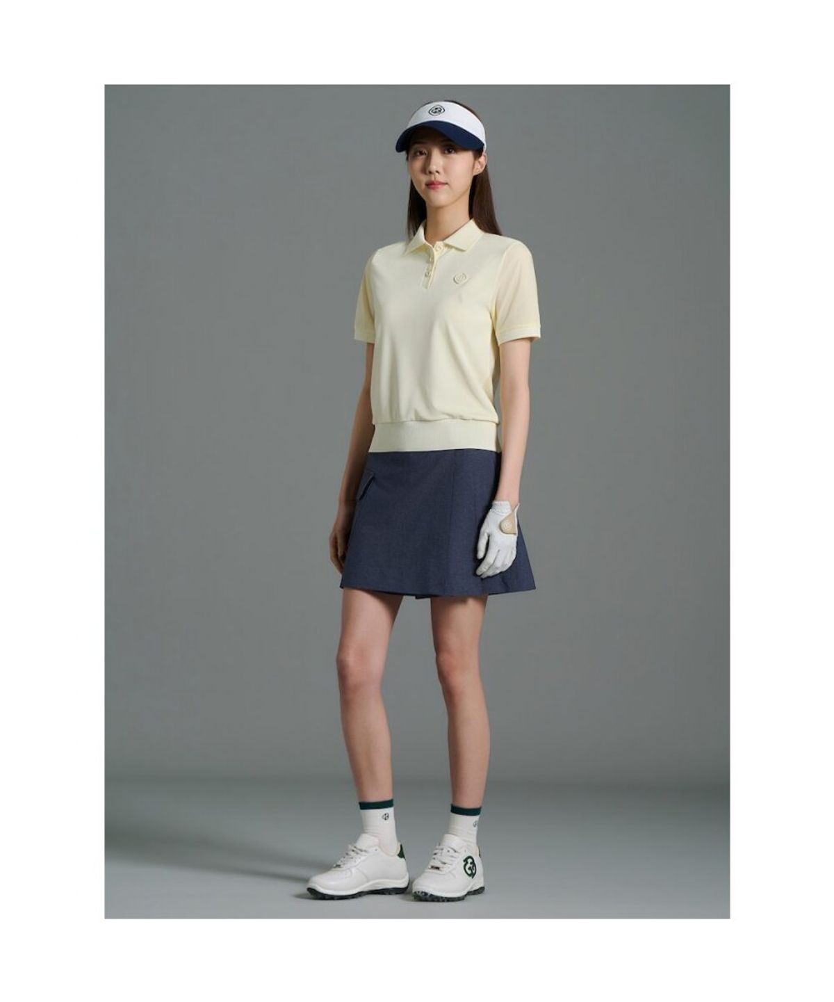 빈폴골프(BEANPOLE GOLF) 여성 블루투톤 큐롯  네이비