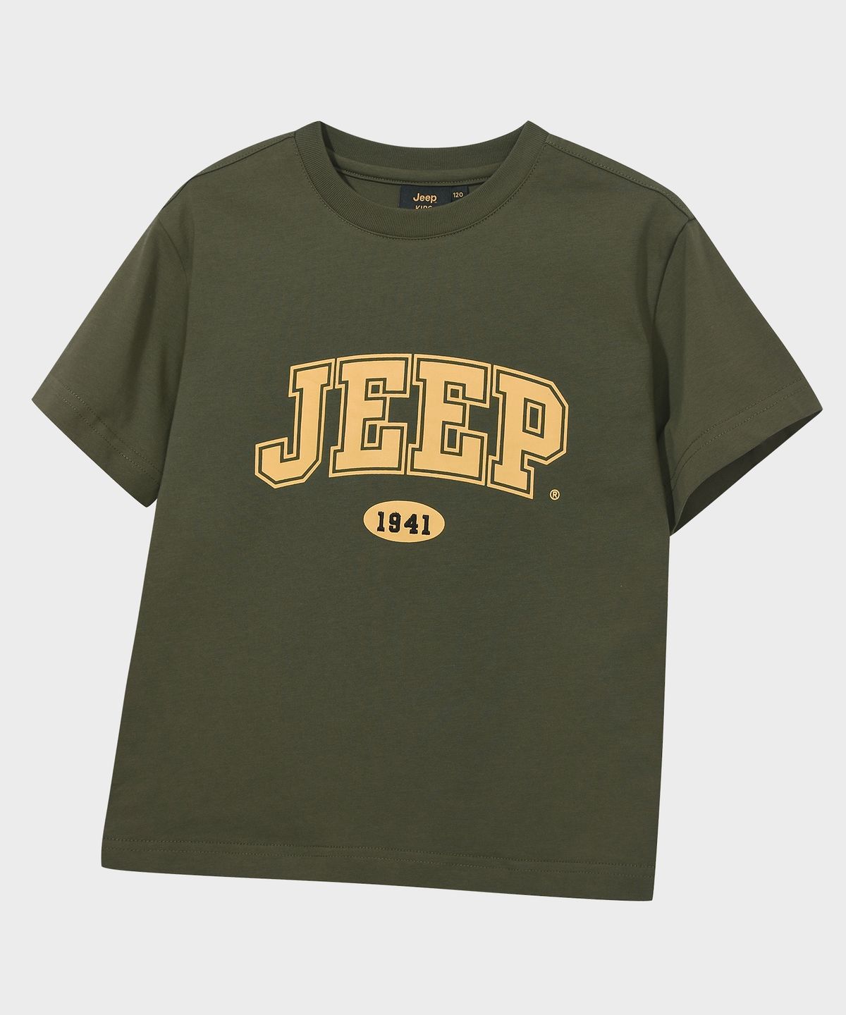 지프키즈(JEEPKIDS) JEEP 아치 빅로고 반팔 티셔츠 (KR5TSU183KH)
