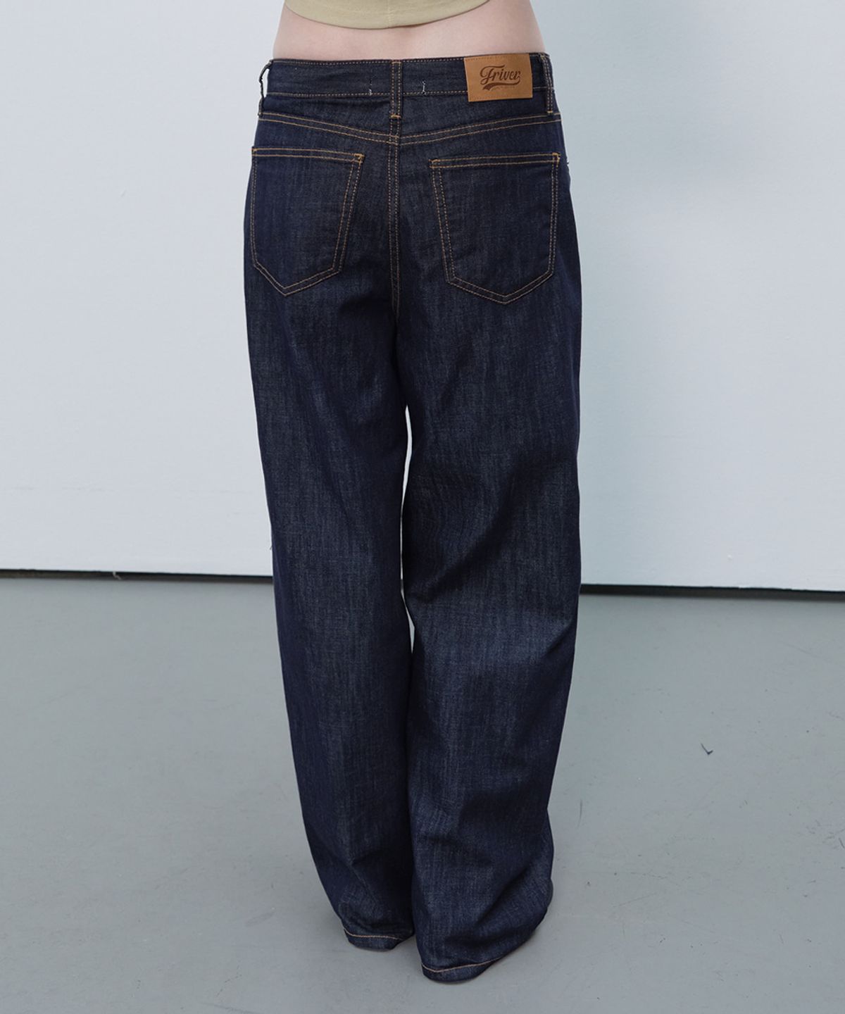 프리버07(FRIVER07) Summer string nonfade denim pants [FRSP06DP01]_Indigo