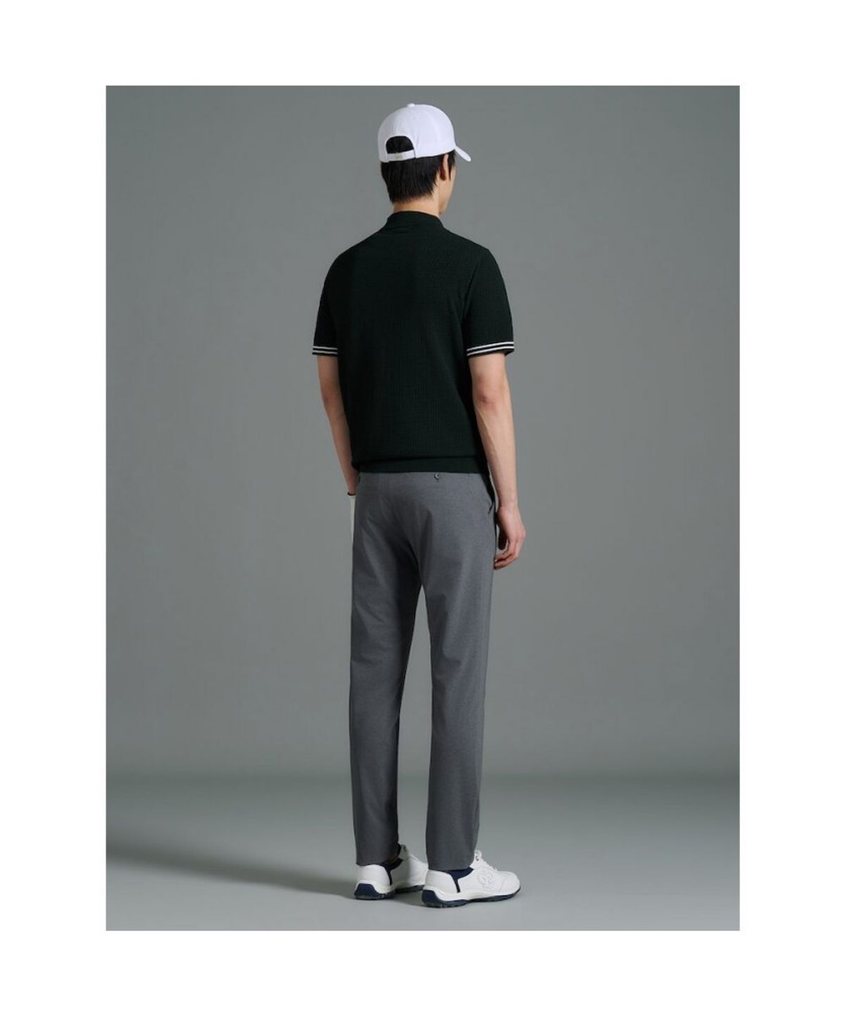 빈폴골프(BEANPOLE GOLF) 남성 경량 면터치 슬림 팬츠  그레이