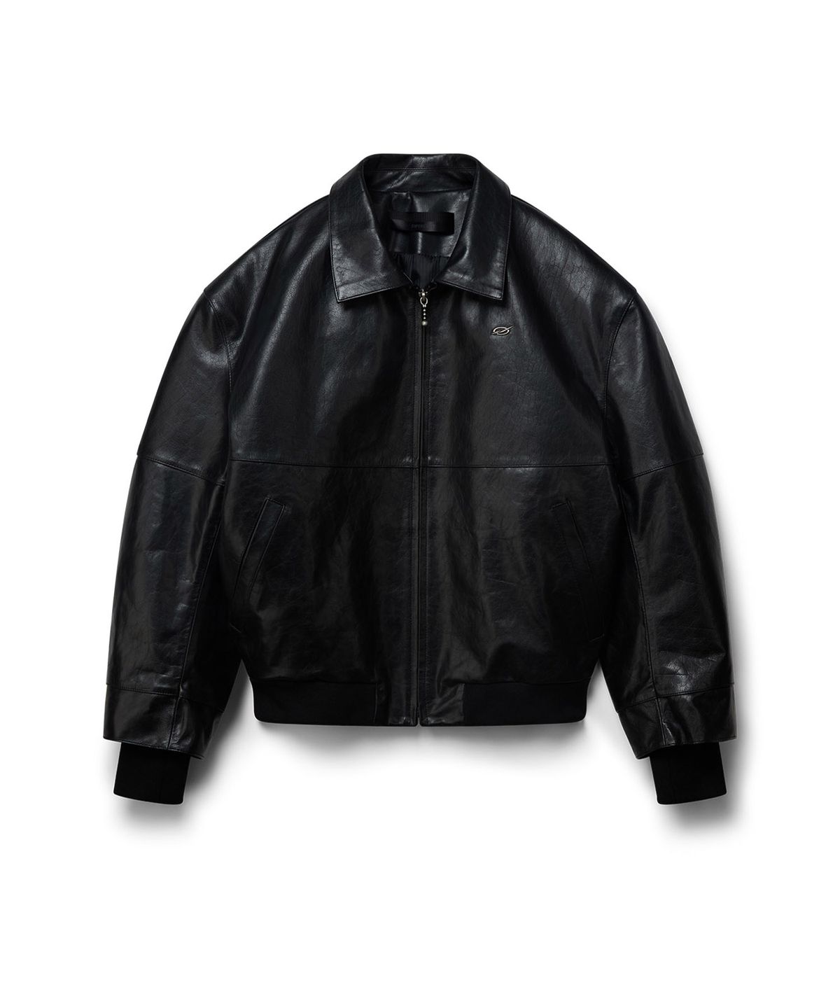 51퍼센트(51PERCENT) Leather jumper - black