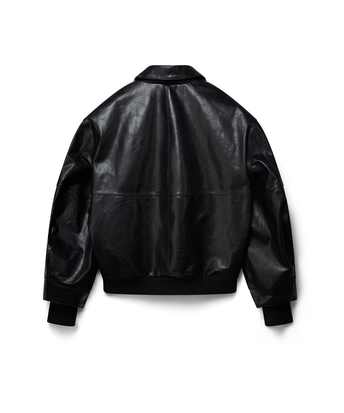 51퍼센트(51PERCENT) Leather jumper - black