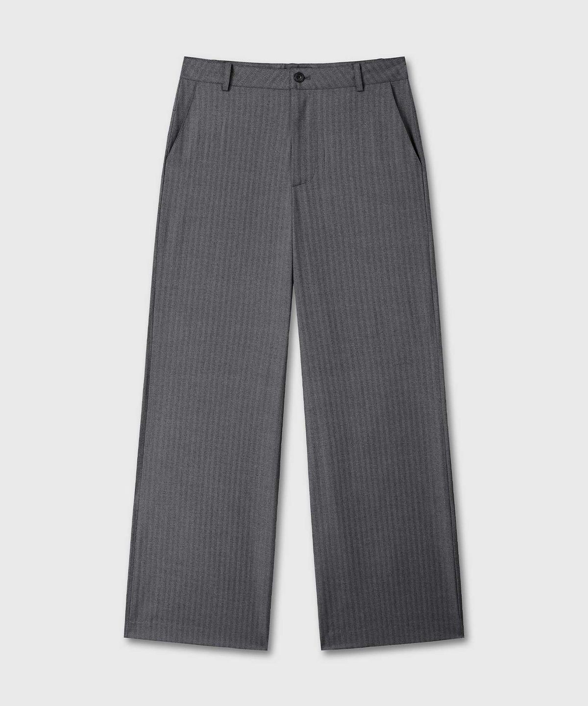 베른(VERN) WOOL SILK TROUSERS (GRAY)