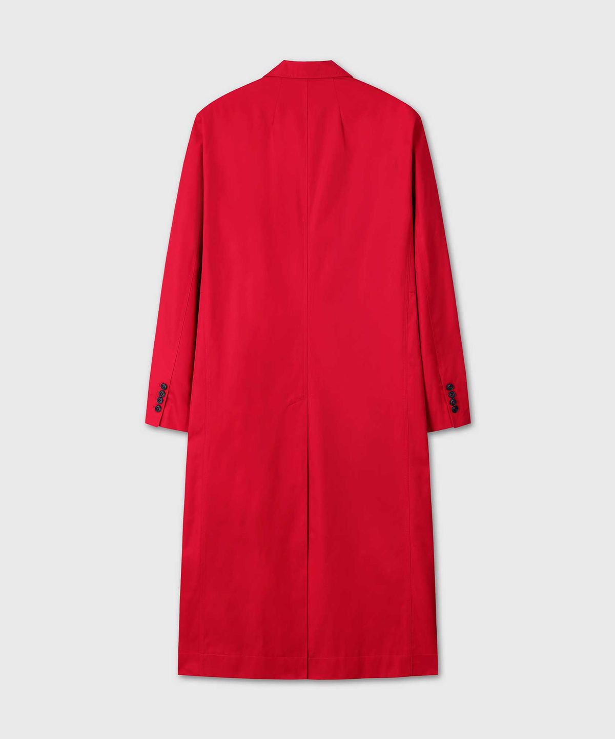 베른(VERN) DEEP VENT SINGLE COTTON OVERCOAT (RED)