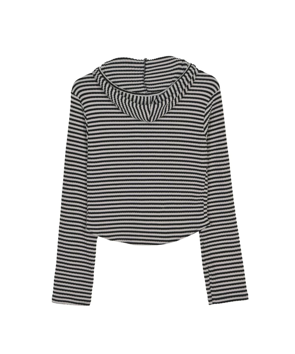 닉앤니콜(NICK&NICOLE) STRIPE HOOD TOP_BEIGE