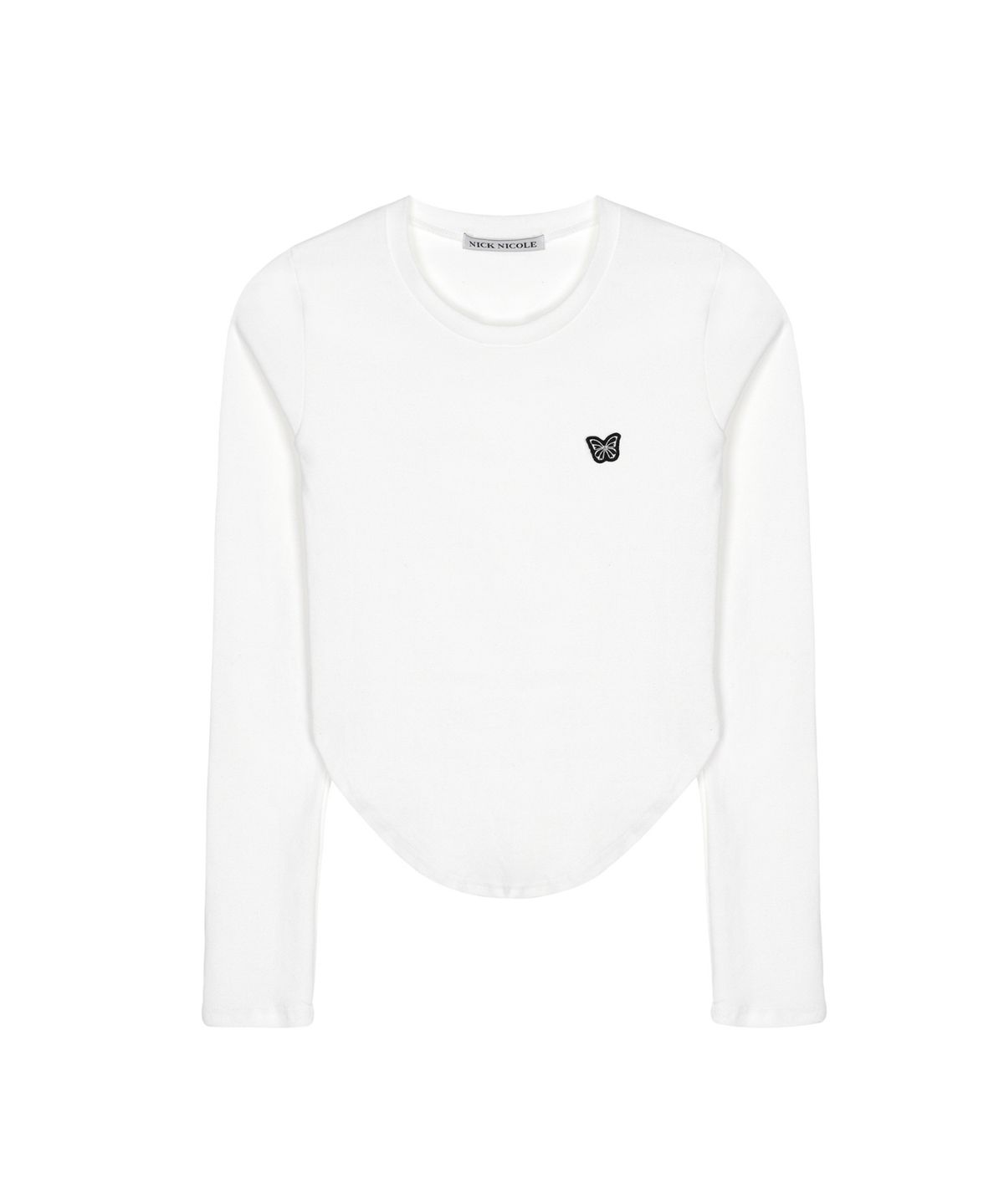 닉앤니콜(NICK&NICOLE) BUTTERFLY LONG SLEEVE TOP_IVORY