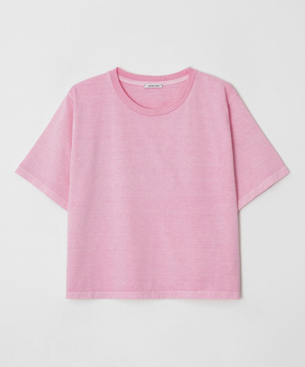 정감 스튜디오(JEONGGAM STUDIOS) Pigment Dyed Crop T-shirts_3 color