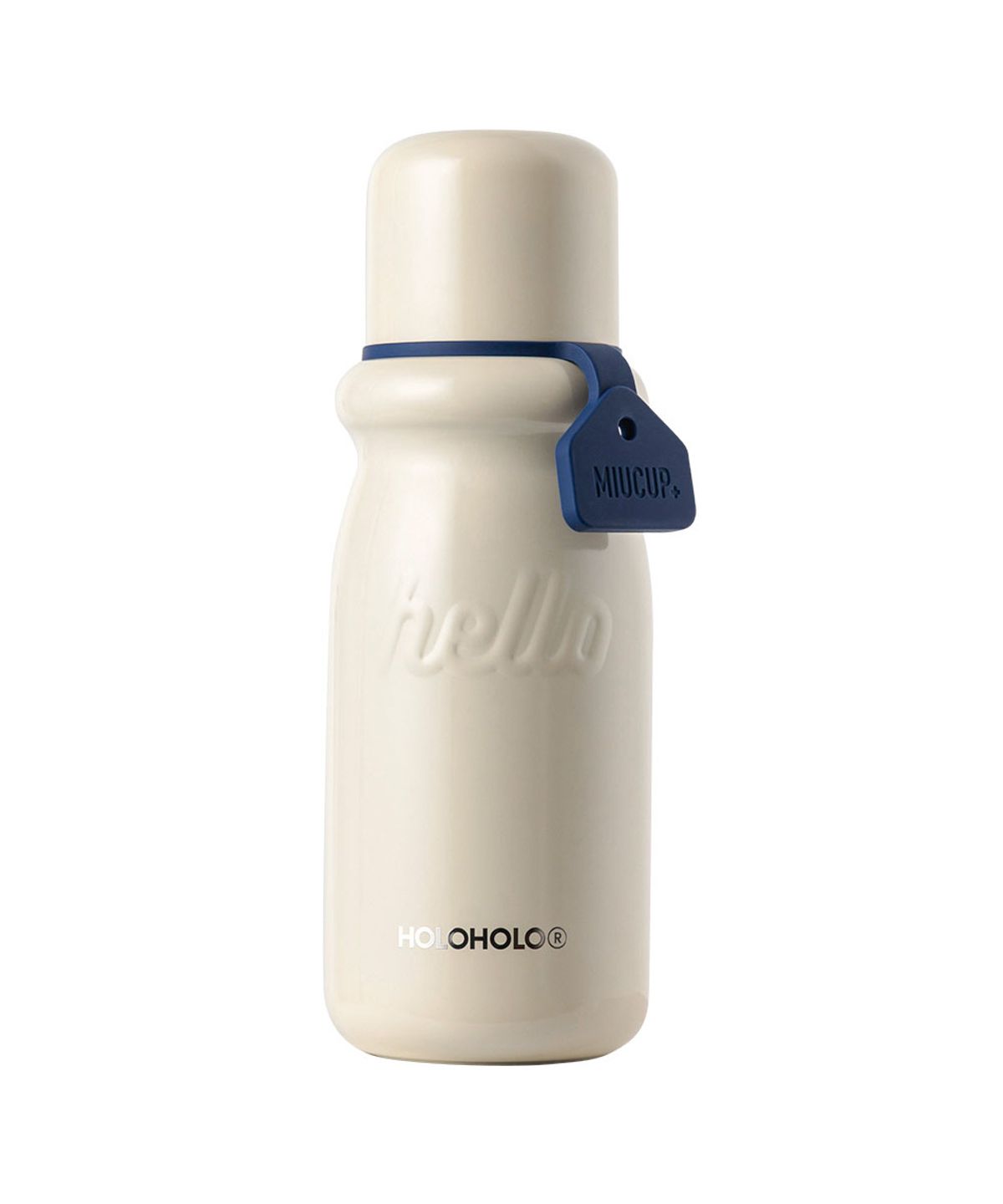 홀로홀로(HOLOHOLO) 트윈원 원터치 밀크 보온병 텀블러 510ml 화이트