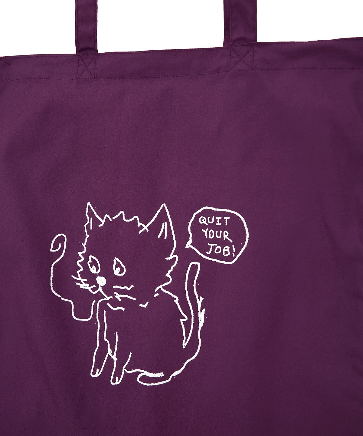 1011갤러리(1011 GALLERY) Gallery Cat Eco Bag - Purple