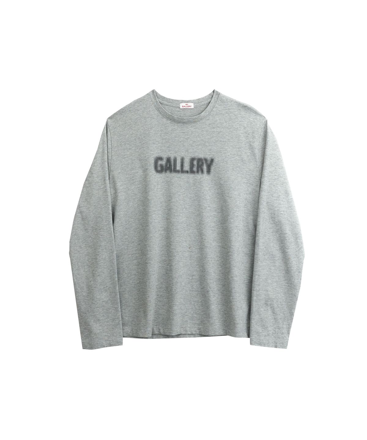 1011갤러리(1011 GALLERY) Pixel Gallery Long Sleeve T-Shirts  - Gray