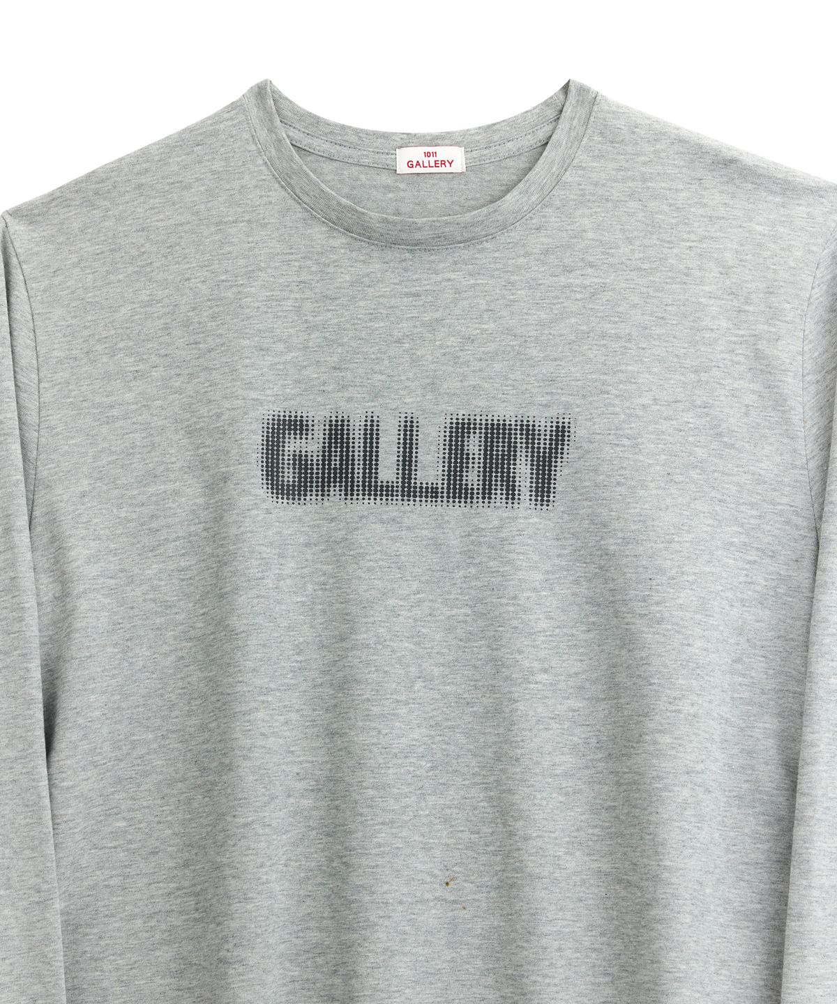 1011갤러리(1011 GALLERY) Pixel Gallery Long Sleeve T-Shirts  - Gray