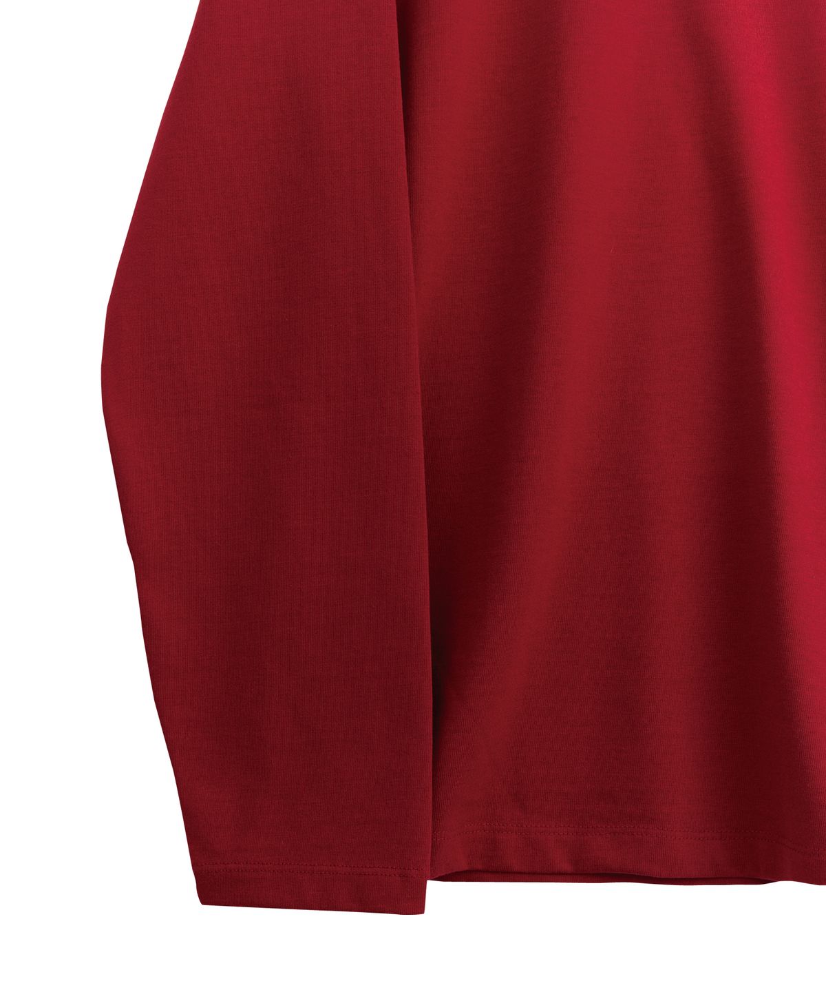1011갤러리(1011 GALLERY) Pixel Gallery Long Sleeve T-Shirts  - Dark Red