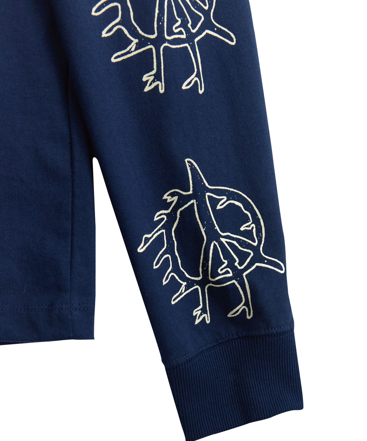 1011갤러리(1011 GALLERY) It’s Not Paradise Long Sleeve T-Shirts  - Navy