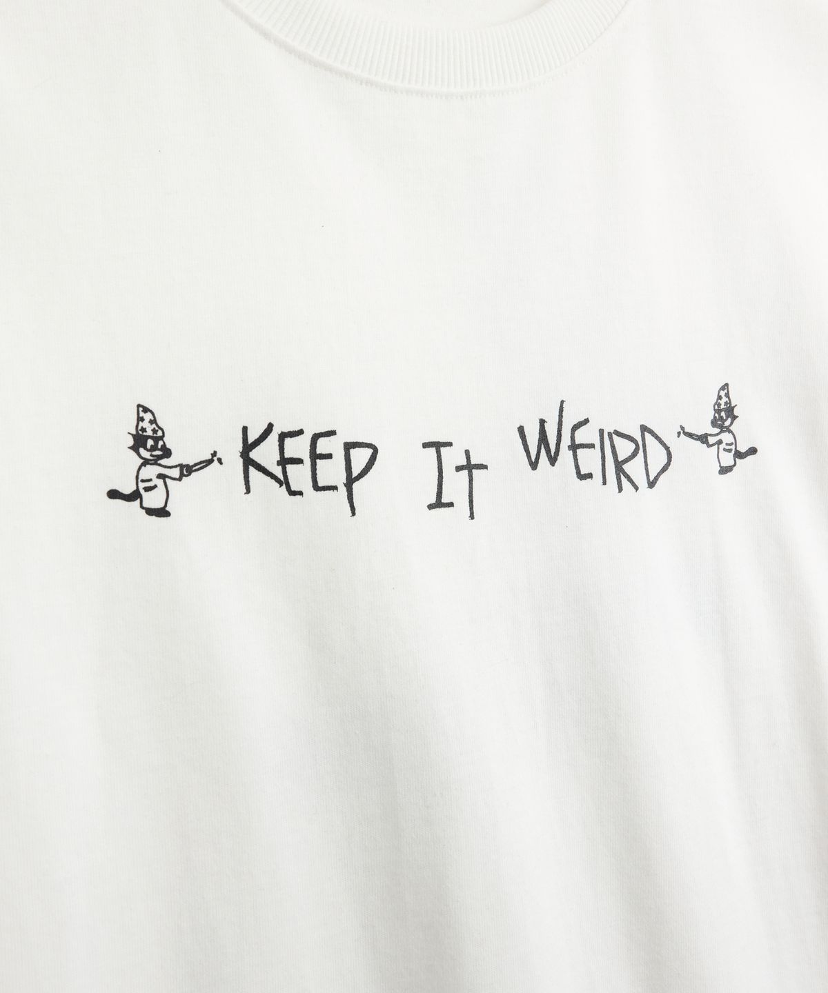 1011갤러리(1011 GALLERY) It’s Not Paradise Long Sleeve T-Shirts  - White