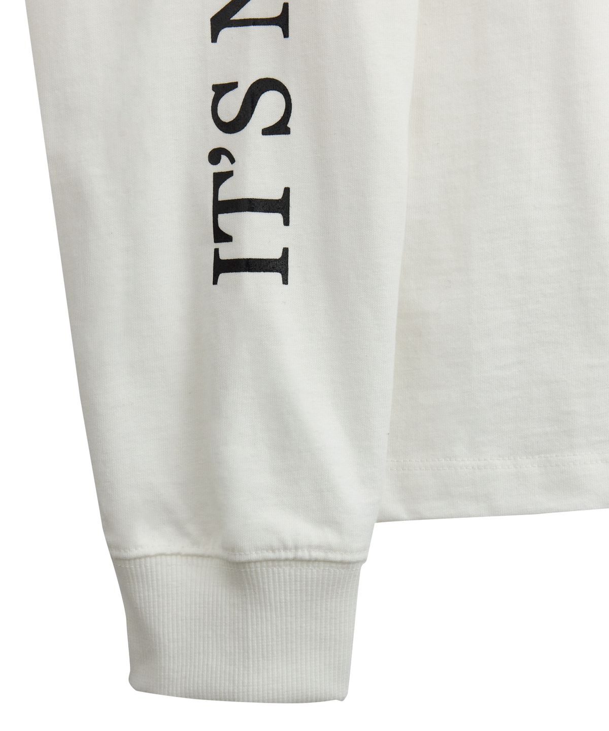 1011갤러리(1011 GALLERY) It’s Not Paradise Long Sleeve T-Shirts  - White