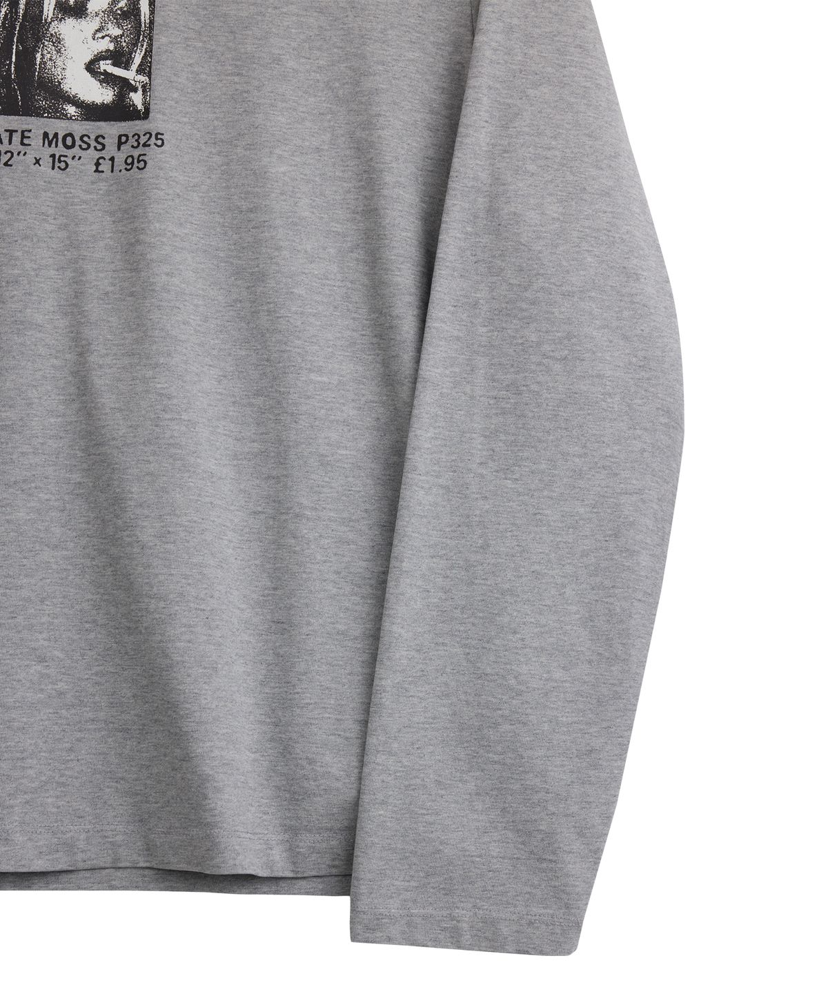 1011갤러리(1011 GALLERY) Kate Moss Portrait Long Sleeve T-Shirts - Gray