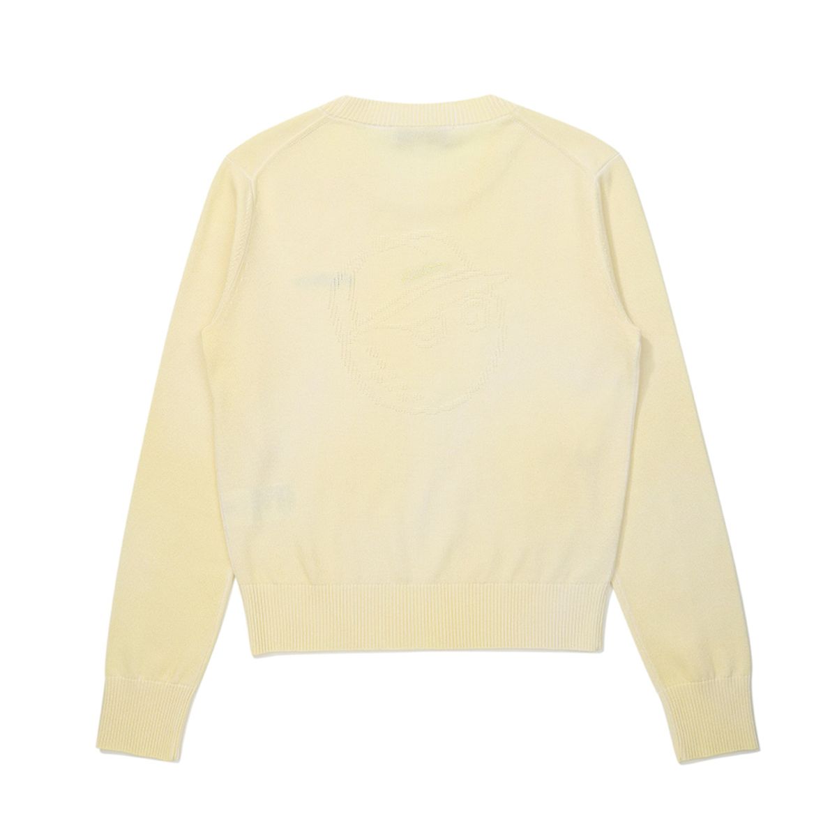 말본 골프(MALBON GOLF) 여성 다잉 DTP 라운드 니트 YELLOW (WOMAN)