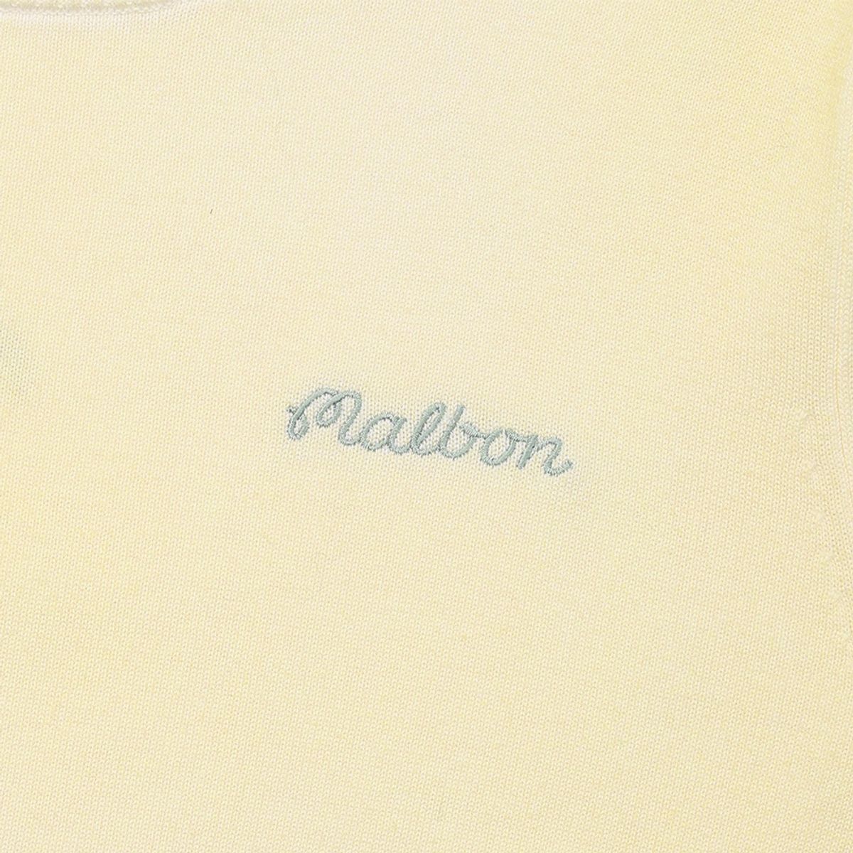 말본 골프(MALBON GOLF) 여성 다잉 DTP 라운드 니트 YELLOW (WOMAN)