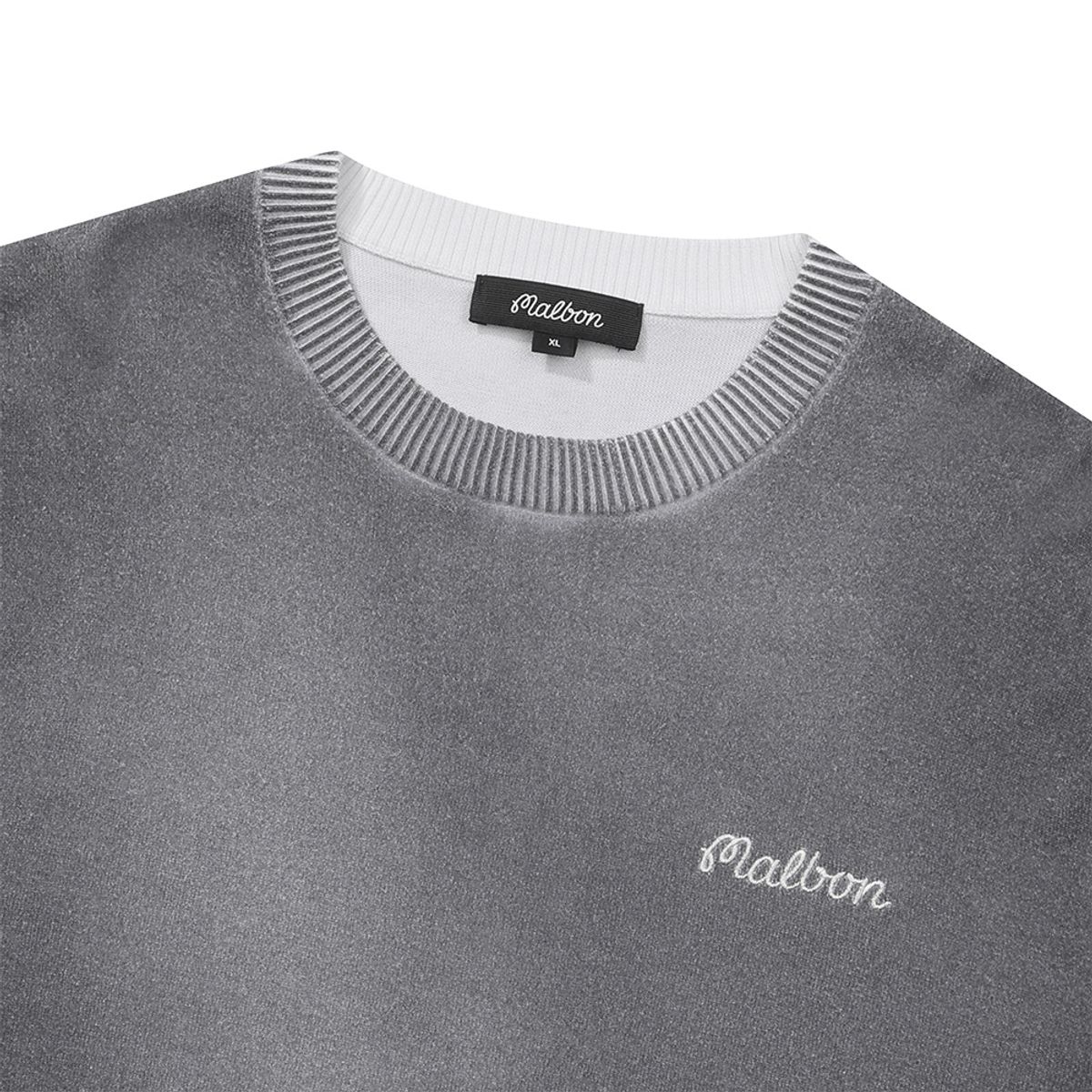 말본 골프(MALBON GOLF) 다잉 DTP 라운드 니트 BLACK (MAN)