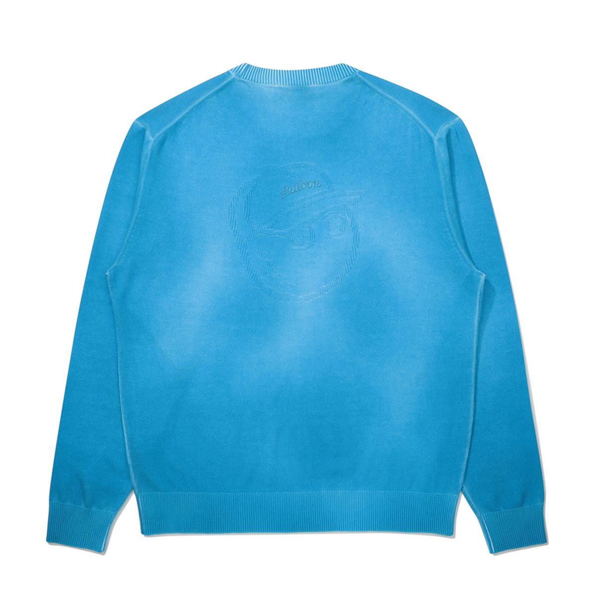 말본 골프(MALBON GOLF) 다잉 DTP 라운드 니트 TEAL BLUE (MAN)