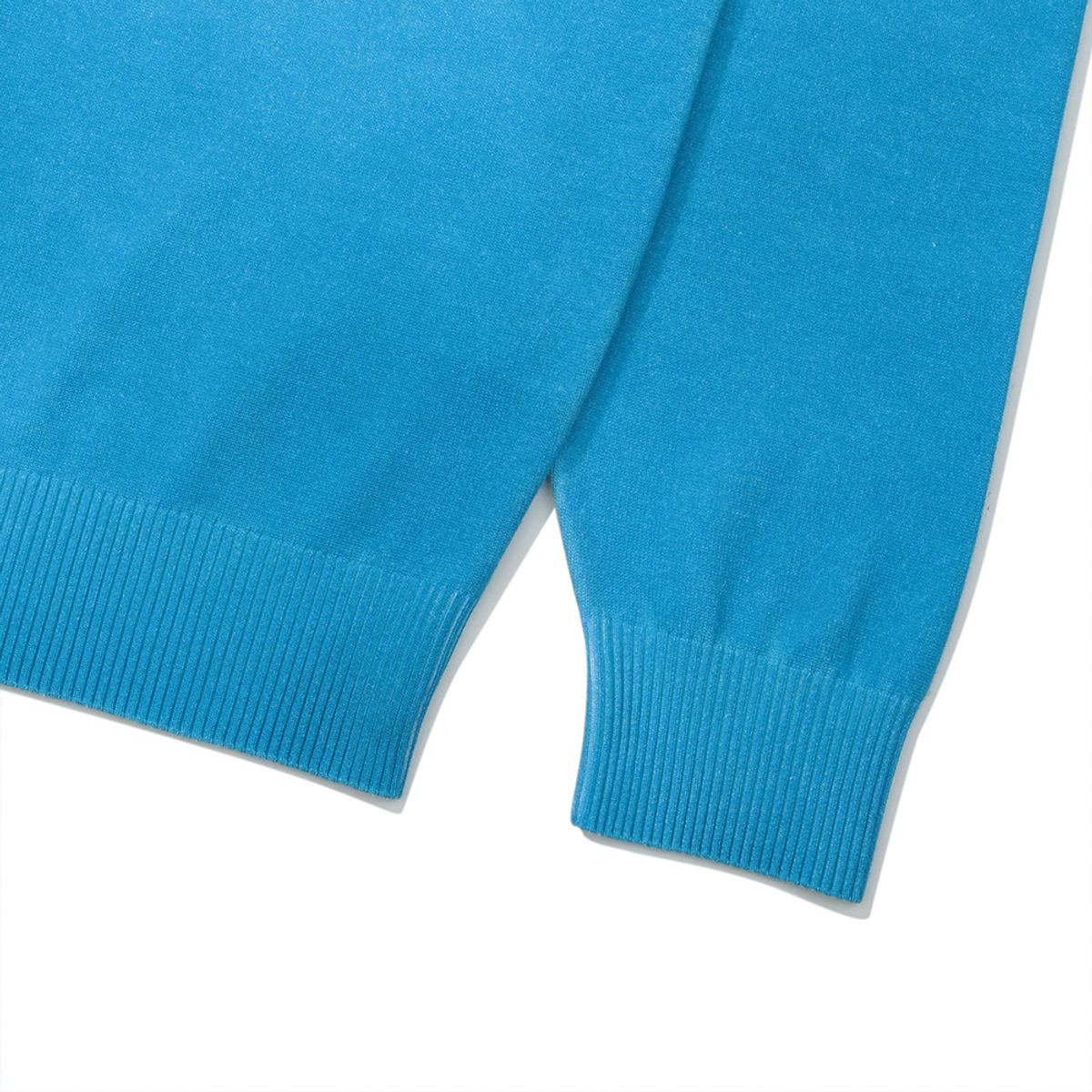 말본 골프(MALBON GOLF) 다잉 DTP 라운드 니트 TEAL BLUE (MAN)