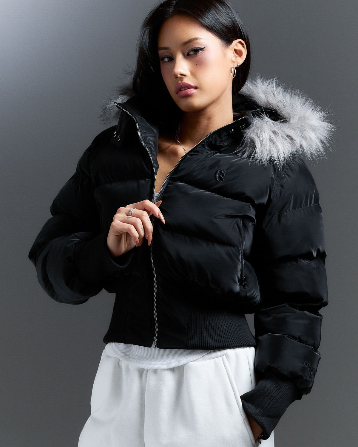 쿨시스(COOLSIS) CS 20s FUR PUFFER JACKET-021