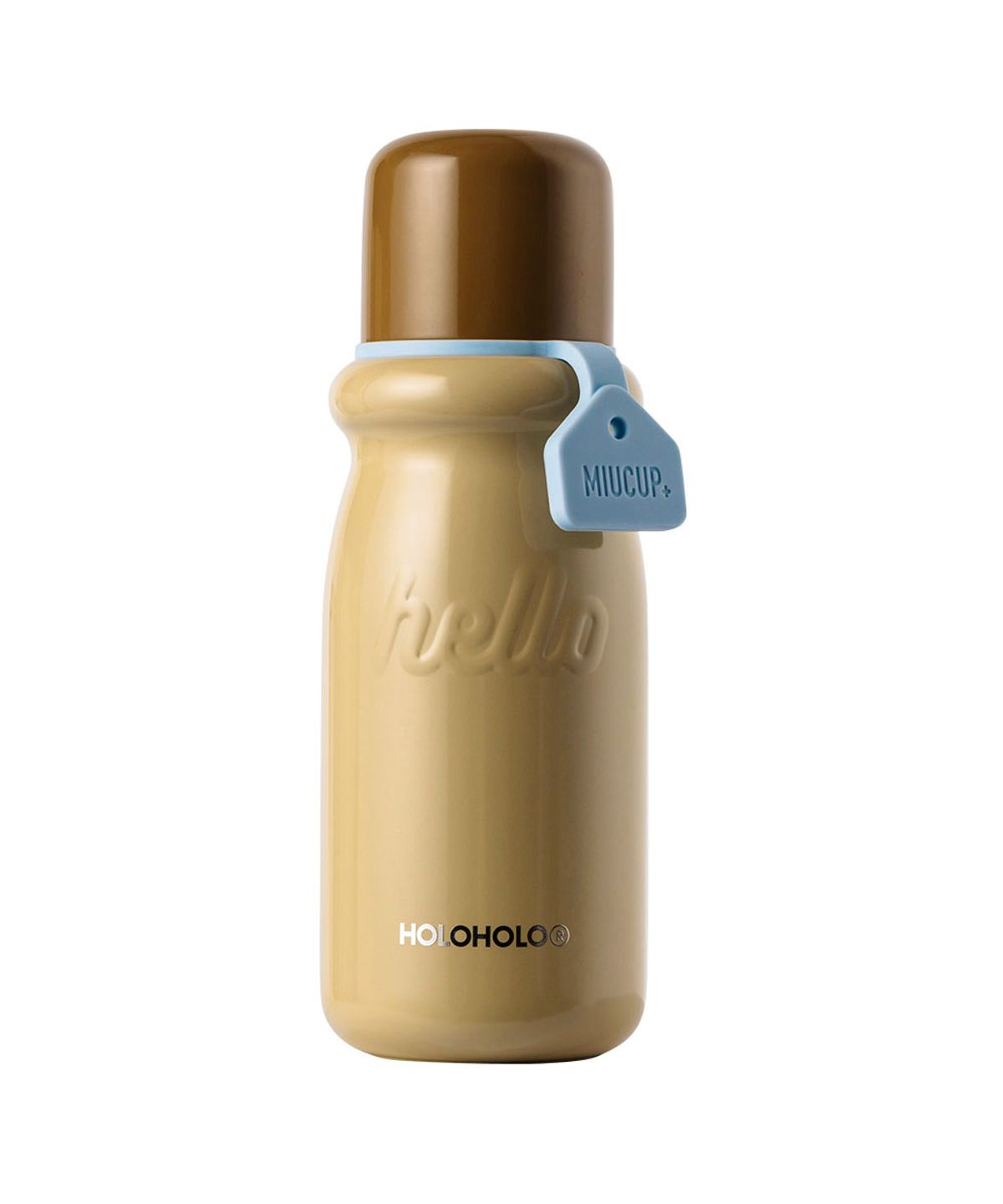 홀로홀로(HOLOHOLO) 트윈원 밀크 원터치 보온병 텀블러 510ml 브라운