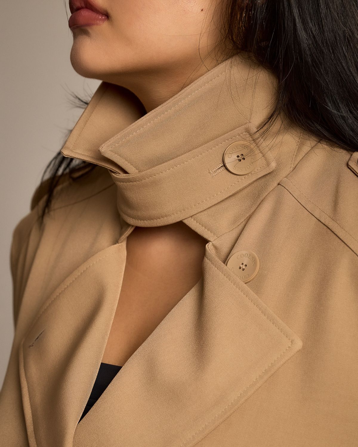 쿨시스(COOLSIS) CS CLASSIC TRENCH JACKET-026 (BEIGE)