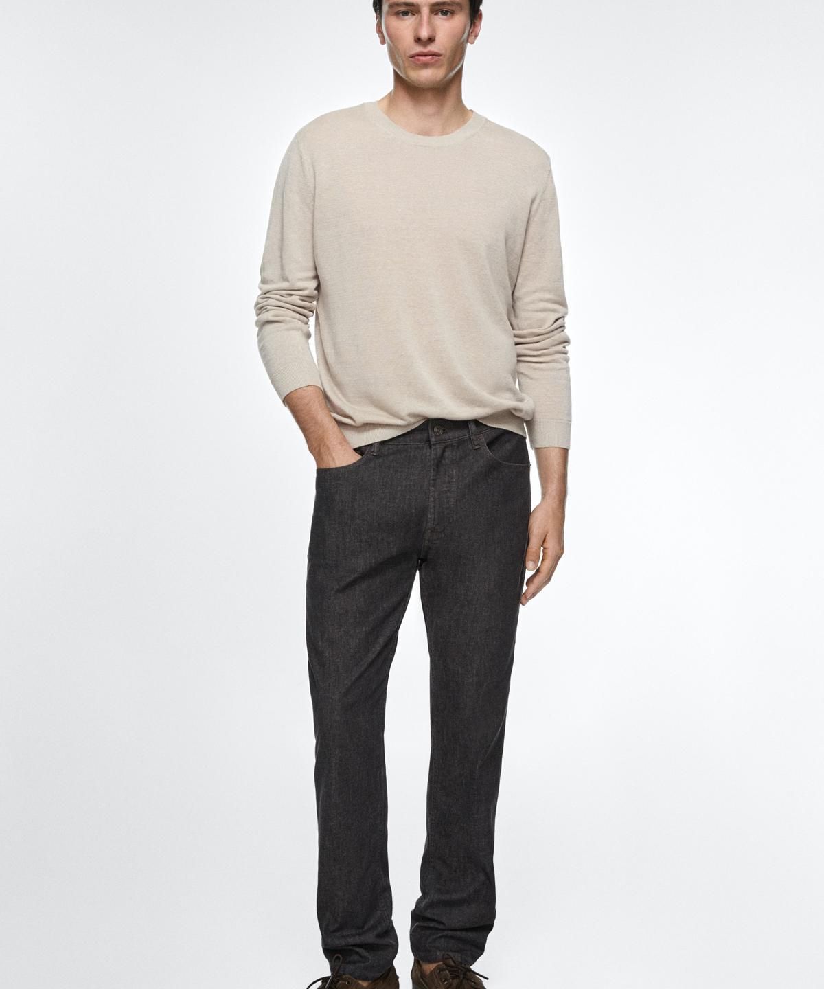 마시모두띠(MASSIMO DUTTI) 라이트웨이트 테이퍼드핏 데님 팬츠