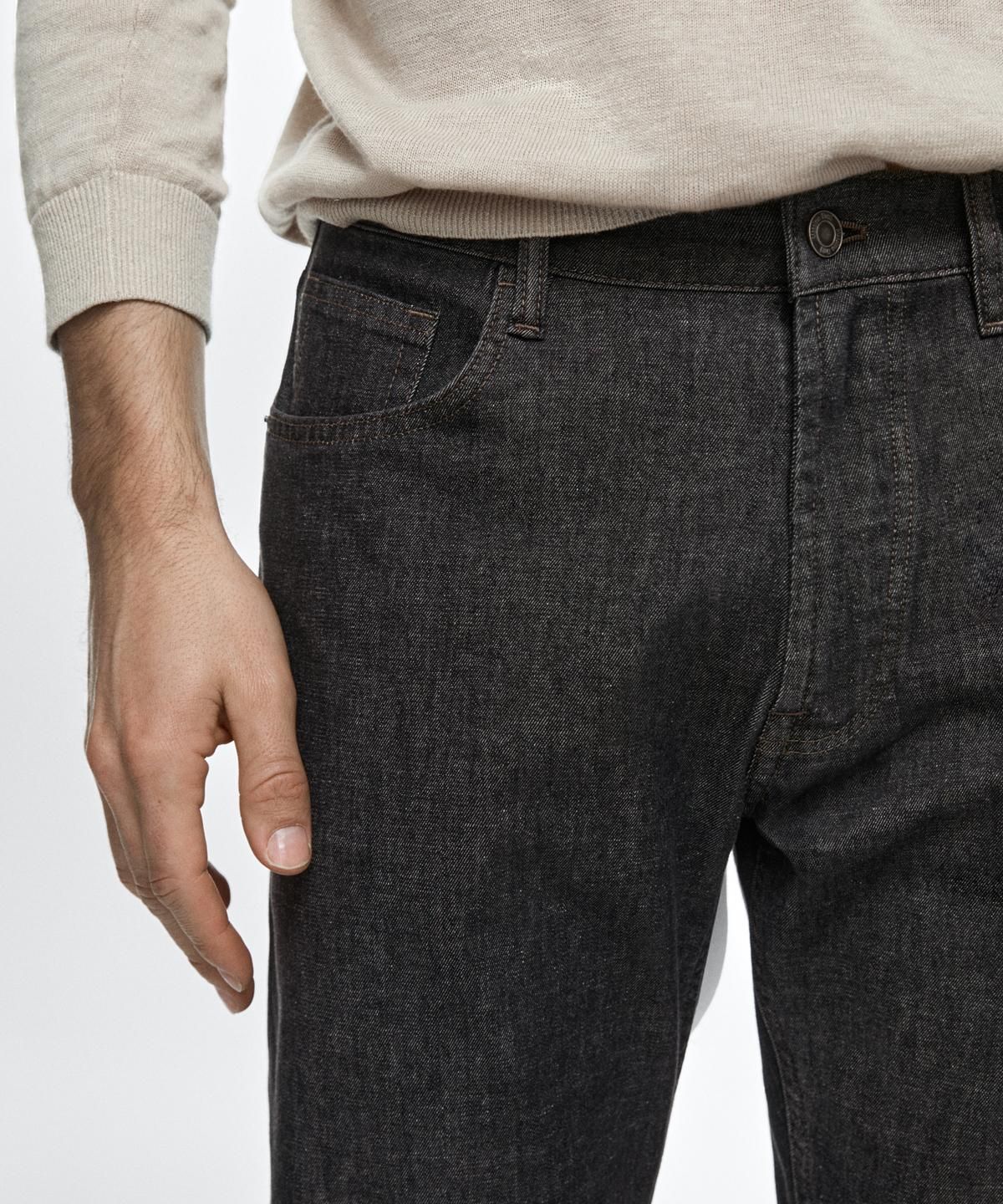 마시모두띠(MASSIMO DUTTI) 라이트웨이트 테이퍼드핏 데님 팬츠