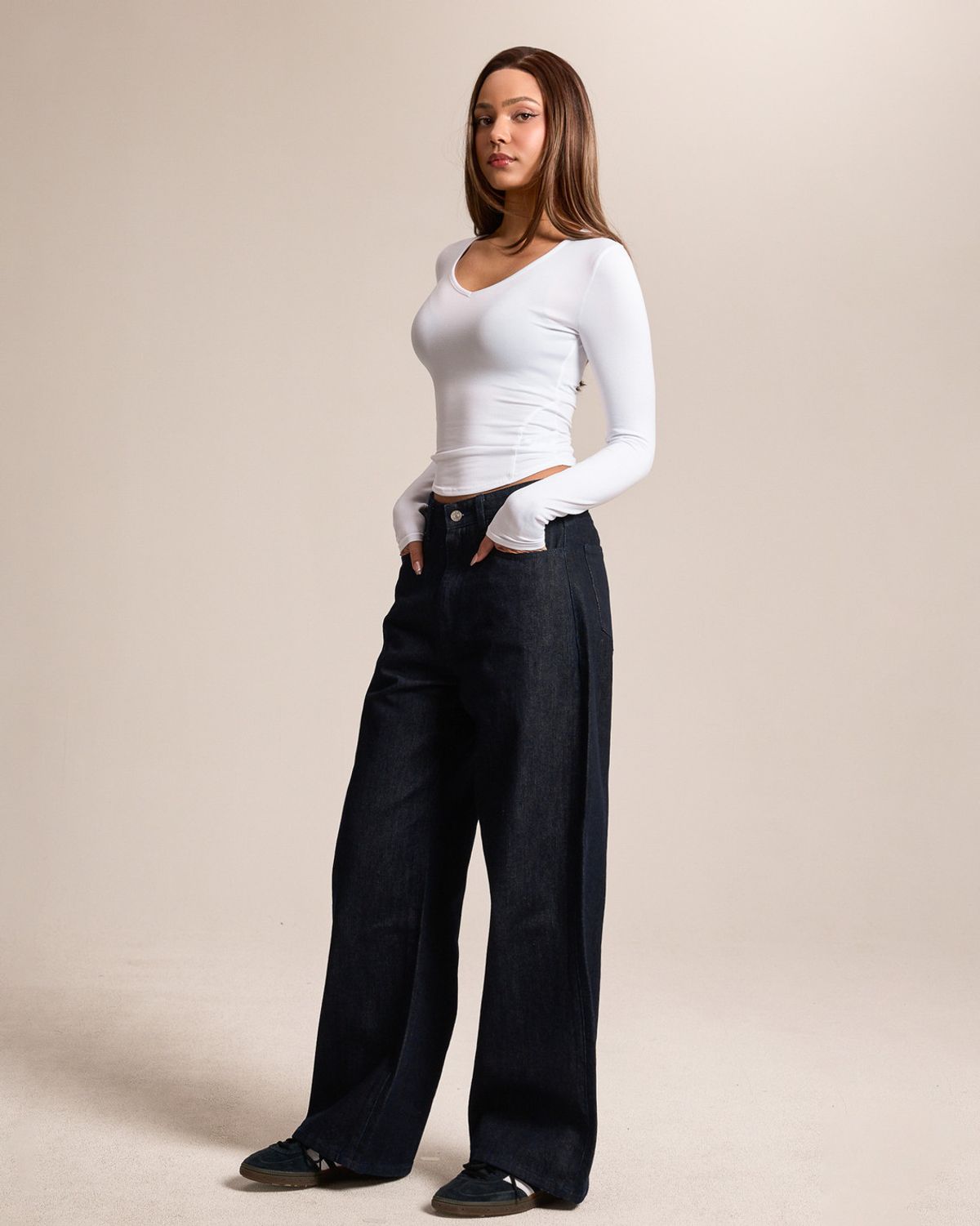 쿨시스(COOLSIS) CS RED LABEL WIDE JEANS-067