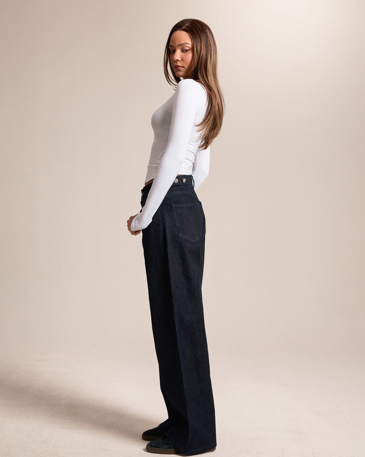 쿨시스(COOLSIS) CS RED LABEL WIDE JEANS-067