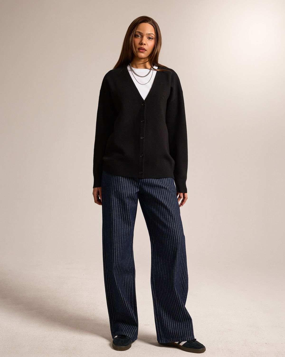 쿨시스(COOLSIS) CS STRIPE WIDE JEANS-066