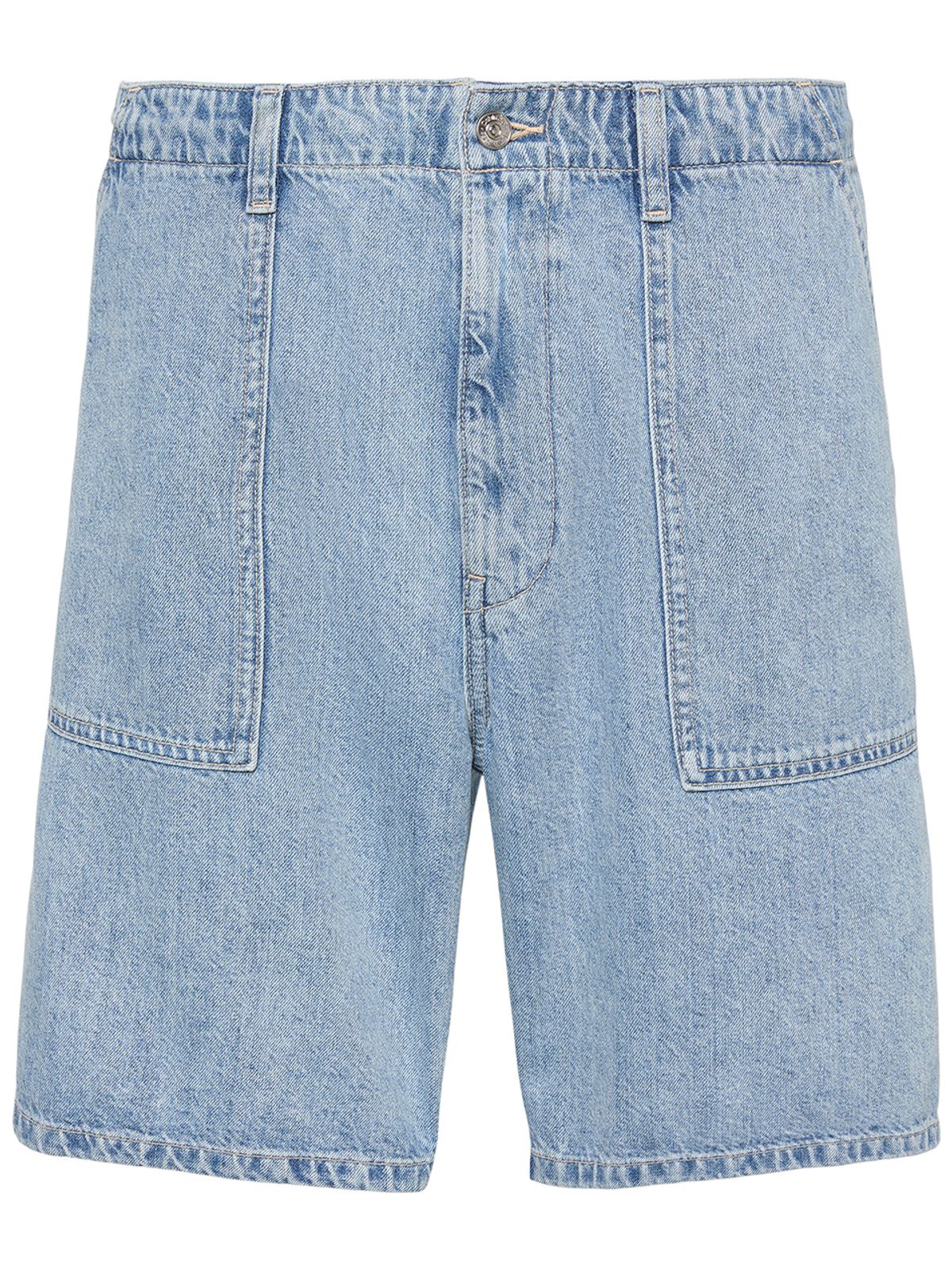 캘빈클라인 진(CALVIN KLEIN JEANS) 린넨 유틸리티 쇼츠 데님 쇼츠 4RF907G XD0