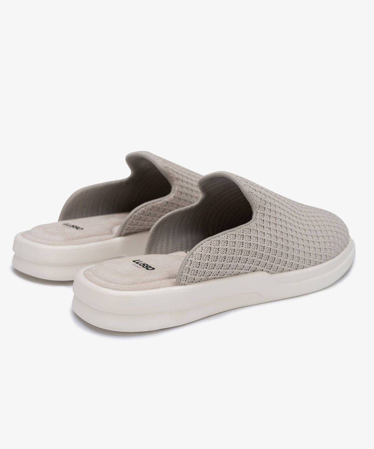 루쏘 클라우드(LUSSO CLOUD) PELLI WAFFLE KNIT_GREY/MARSHMALLOW