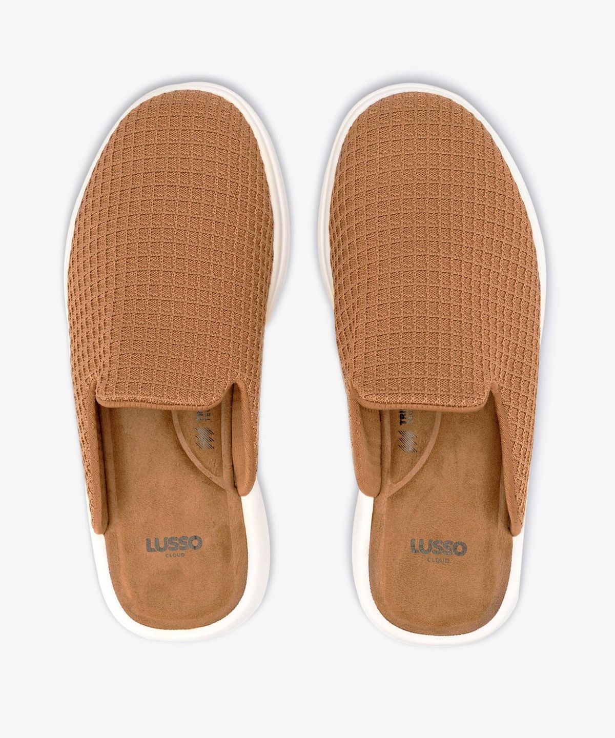 루쏘 클라우드(LUSSO CLOUD) PELLI WAFFLE KNIT_CHESTNUT/MARSHMALLOW