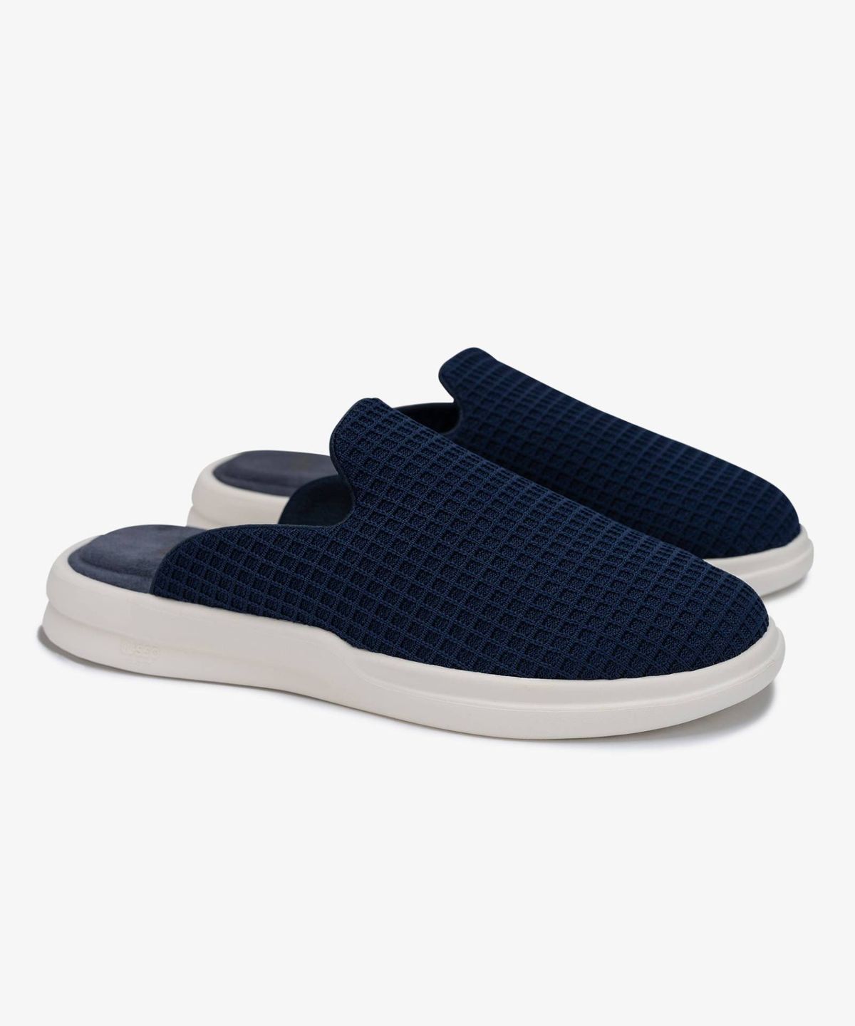 루쏘 클라우드(LUSSO CLOUD) PELLI WAFFLE KNIT_INDIGO/MARSHMALLOW