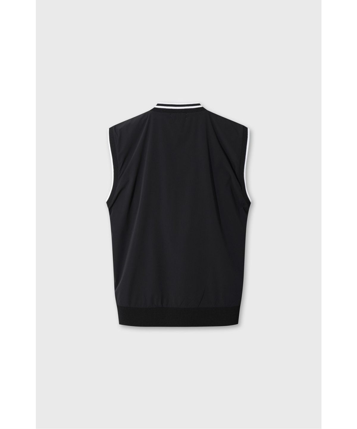 왁(WAAC) Men WAACKY Hybrid Knit Vest WMWAM26300BKX