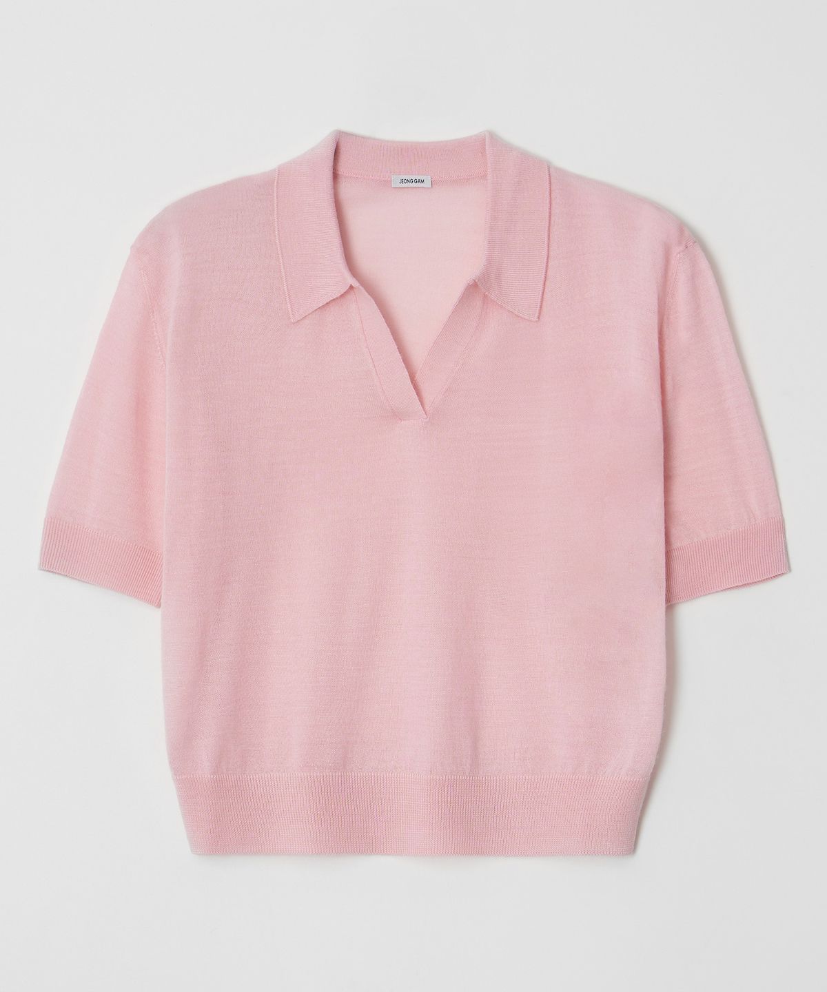 정감 스튜디오(JEONGGAM STUDIOS) Wool Blend Open Collar Knit_3 color