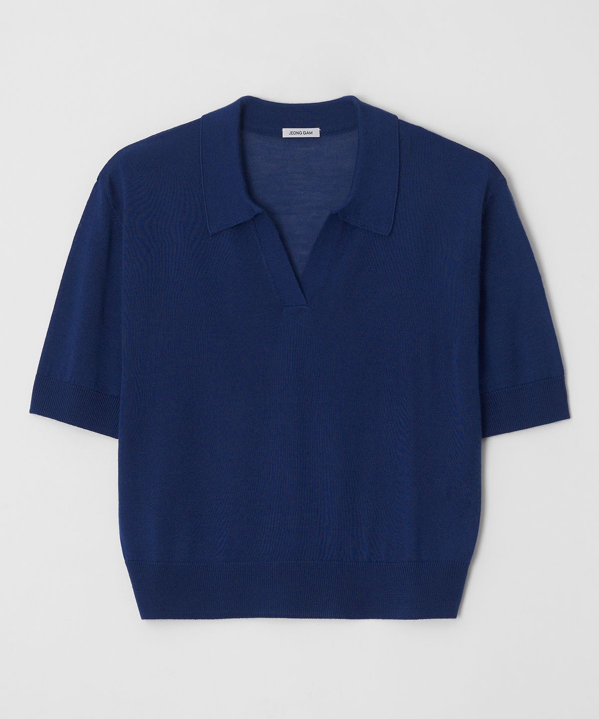 정감 스튜디오(JEONGGAM STUDIOS) Wool Blend Open Collar Knit_3 color