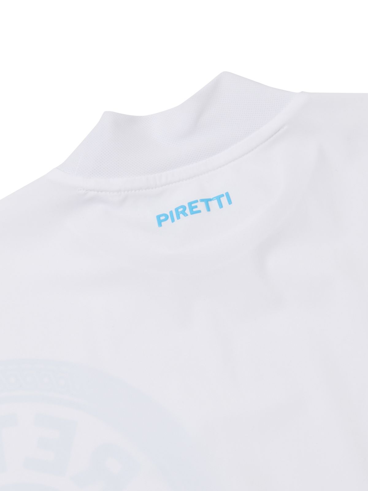 피레티(PIRETTI) 엘리트 모크넥 루즈핏 티셔츠 W_White