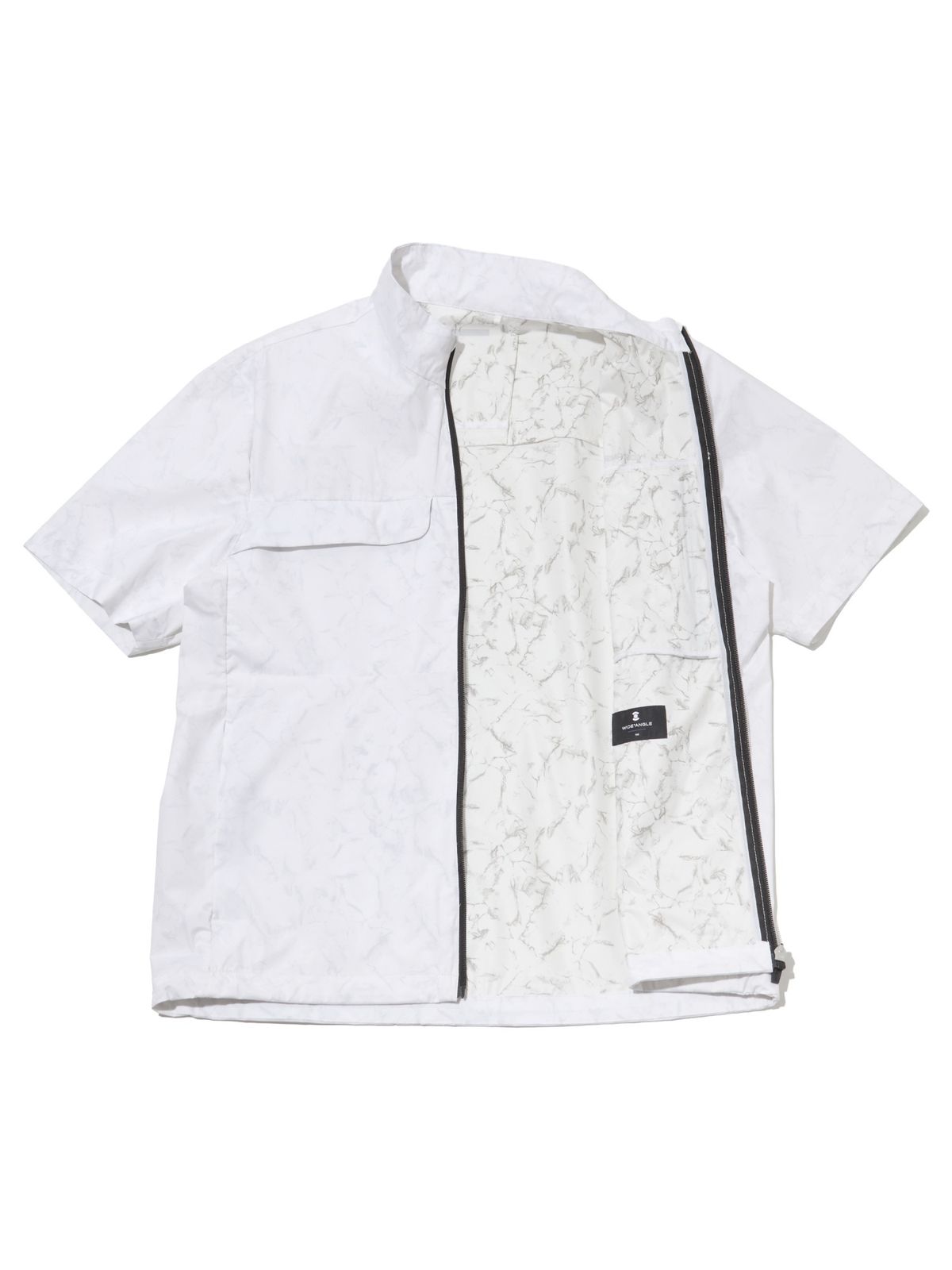 와이드앵글(WIDEANGLE) TO 아이스크랙 레인 자켓 M_White