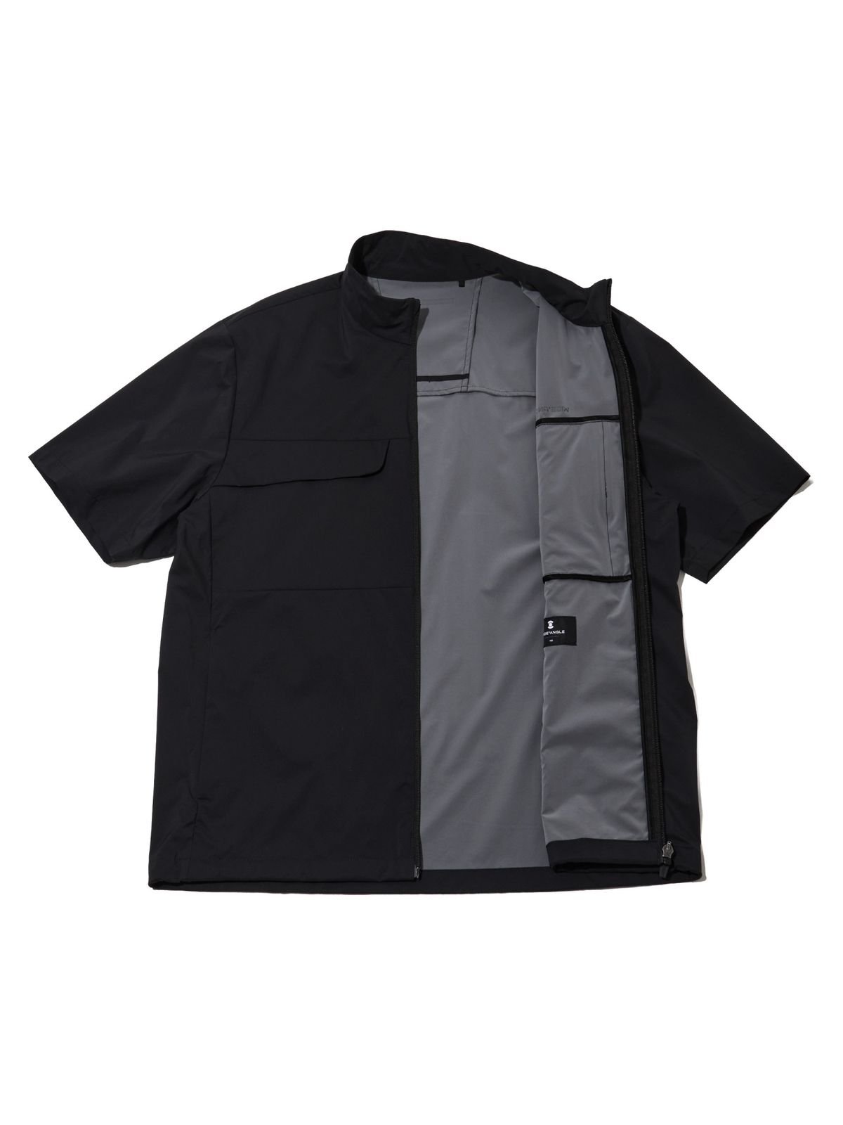 와이드앵글(WIDEANGLE) TO 아이스크랙 레인 자켓 M_Black