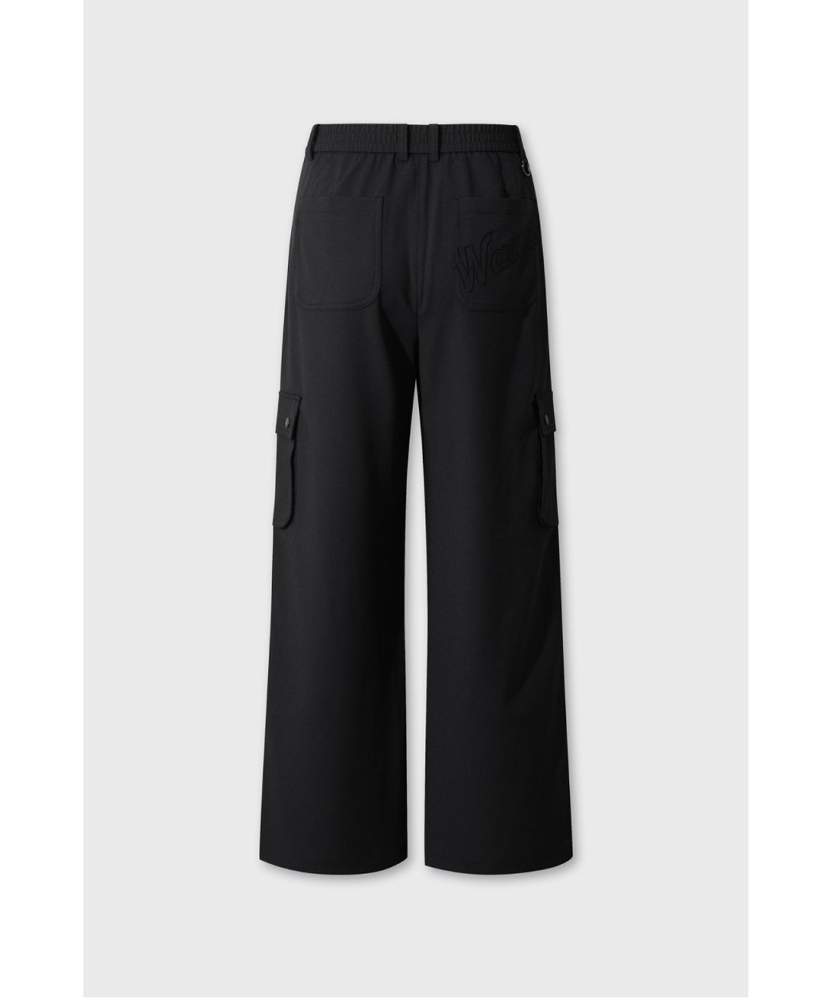 왁(WAAC) Women Stripe wide pants WWPNM26207BKX