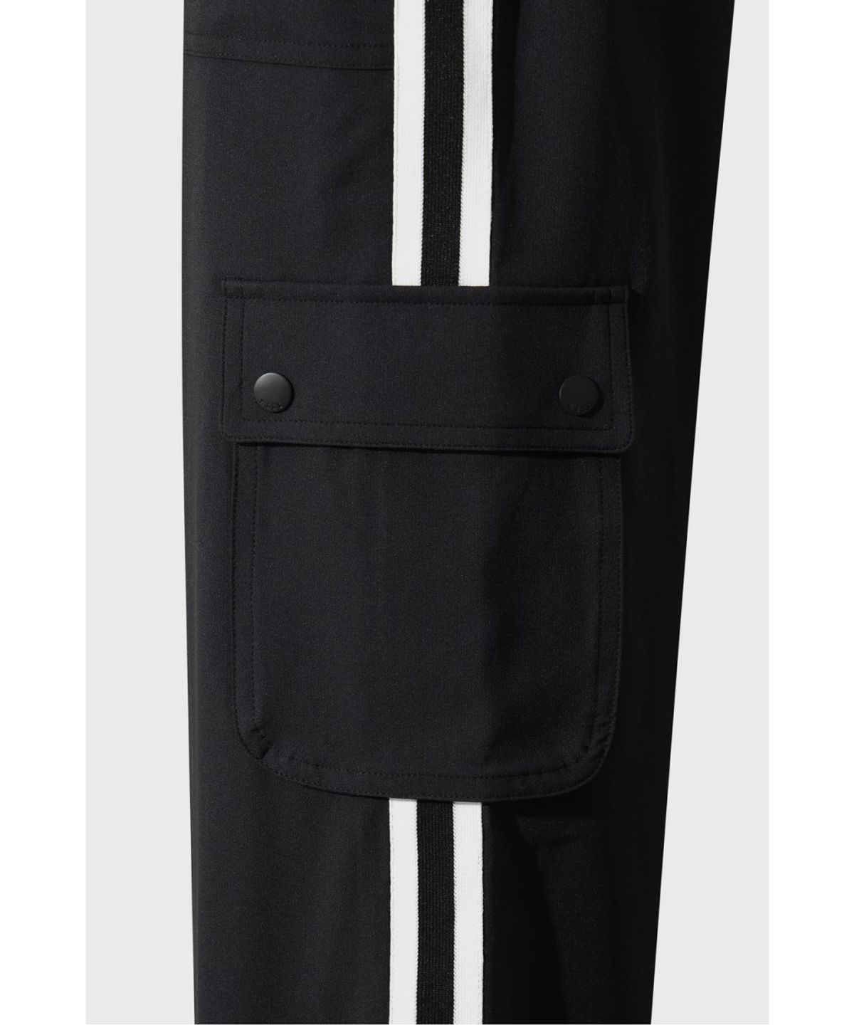 왁(WAAC) Women Stripe wide pants WWPNM26207BKX