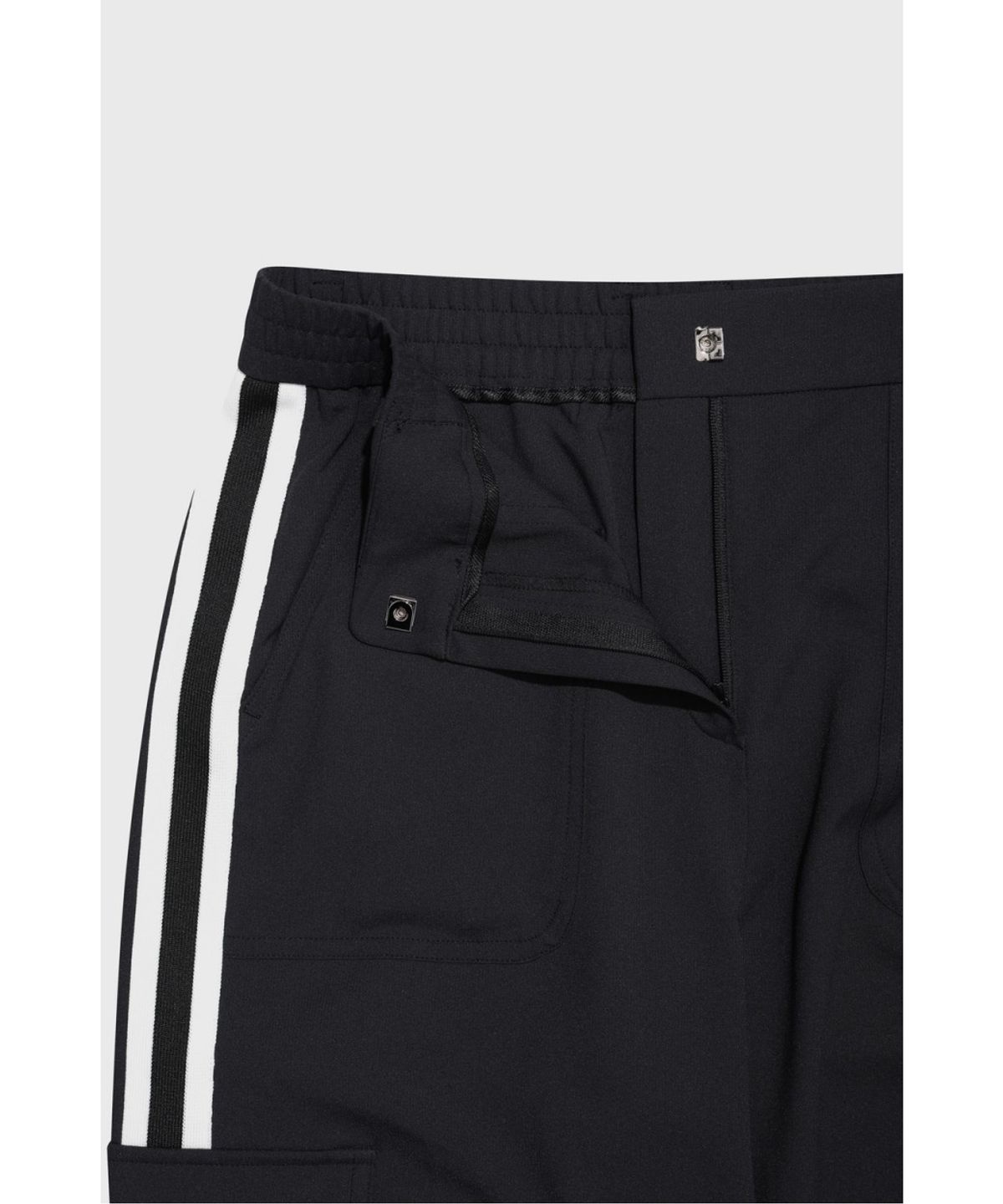 왁(WAAC) Women Stripe wide pants WWPNM26207BKX