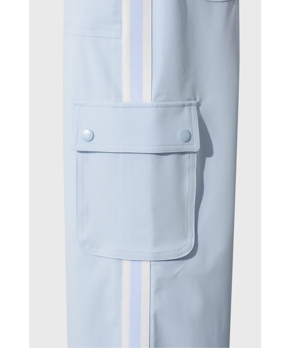 왁(WAAC) Women Stripe wide pants WWPNM26207BUL