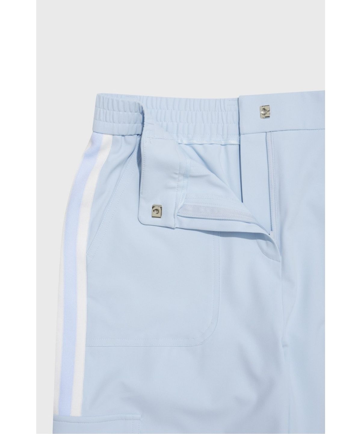 왁(WAAC) Women Stripe wide pants WWPNM26207BUL