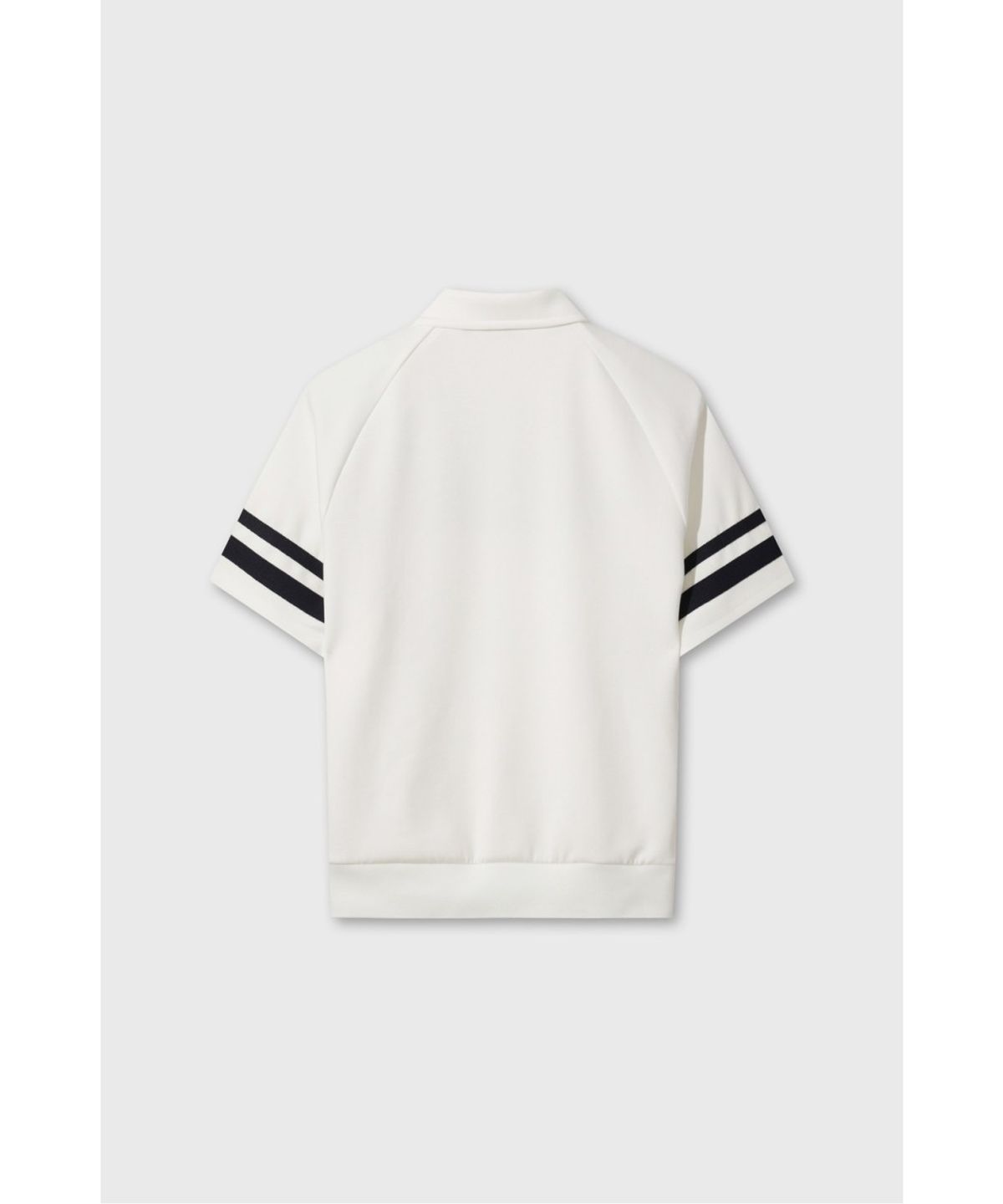 왁(WAAC) Women Logo Loose Fit Polo Sweatshirt WWTCM26302WHX