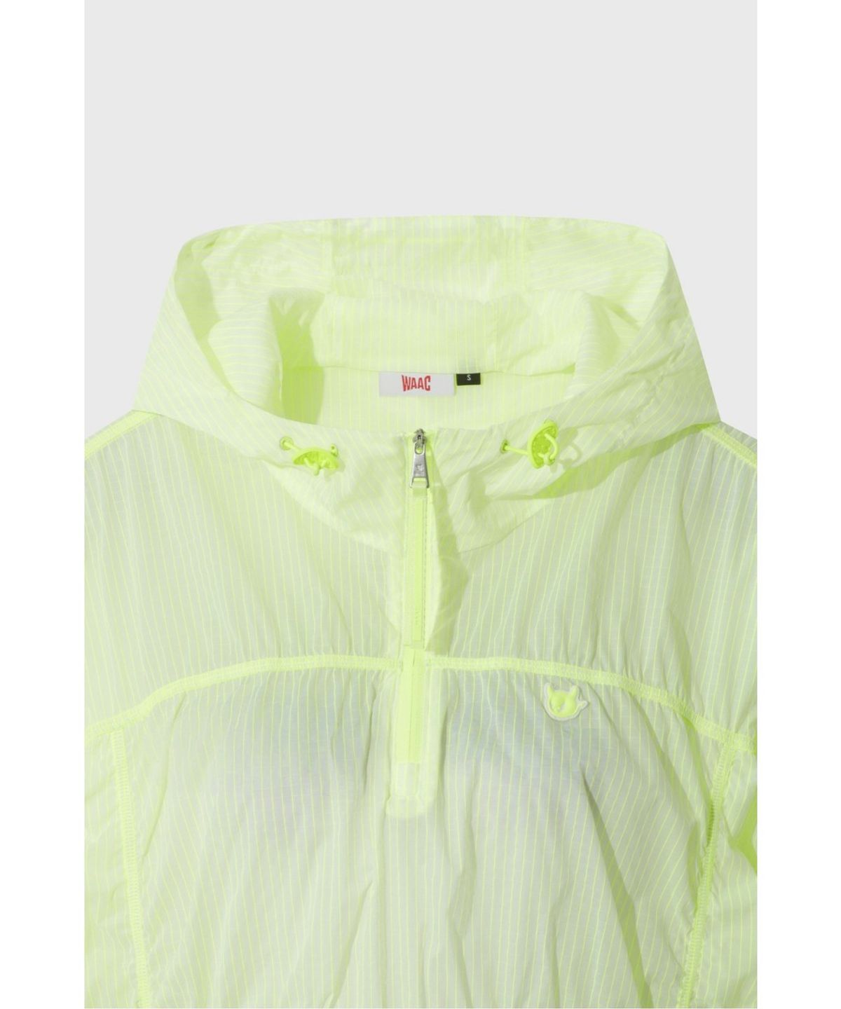 왁(WAAC) Women Shirring hoodie Anorak WWUAM26400WHX